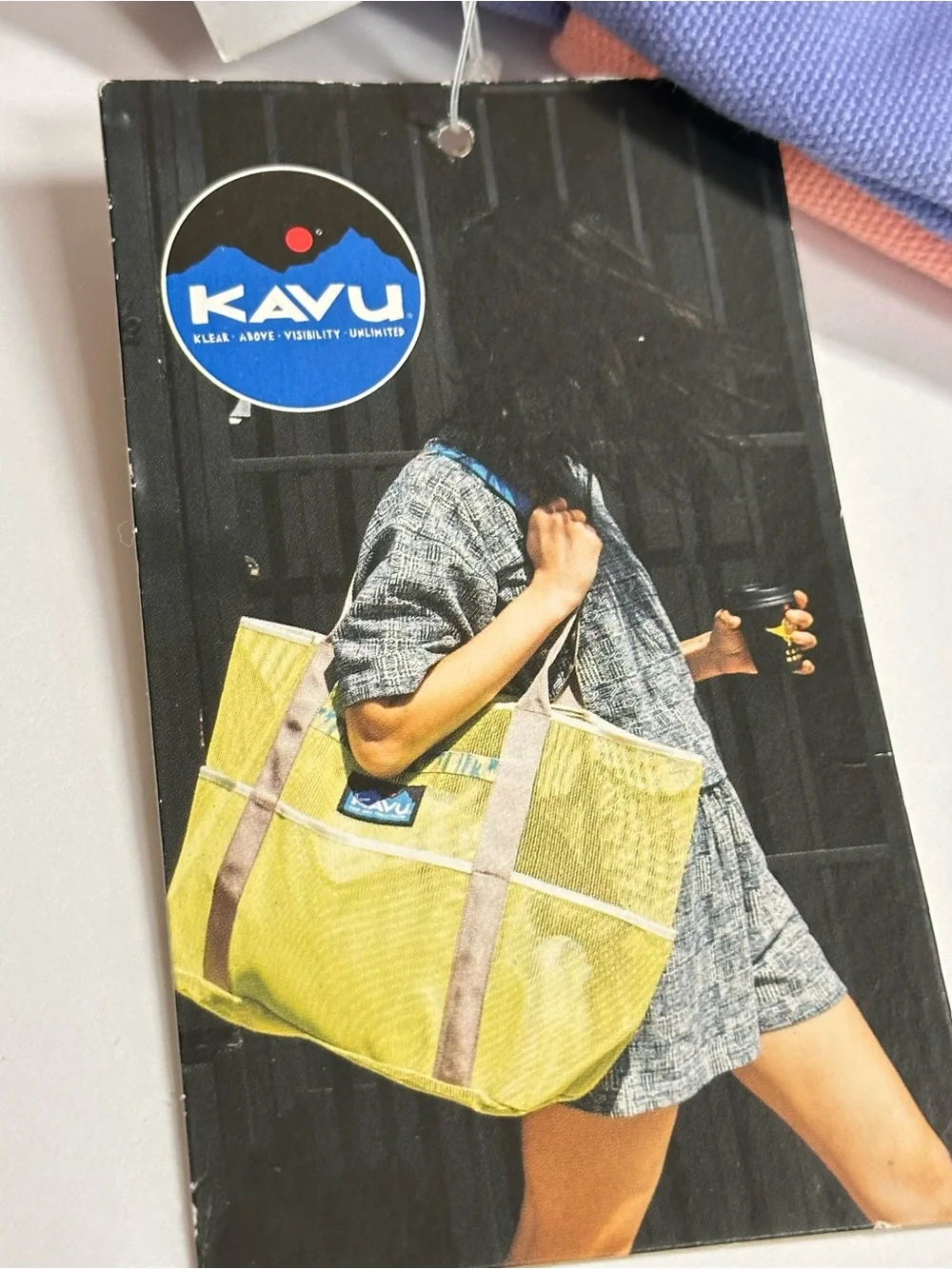 Kavu Keeper Fruit Frenzy Crossbody Bag 2023 917-2228 Peach Blue Plum
